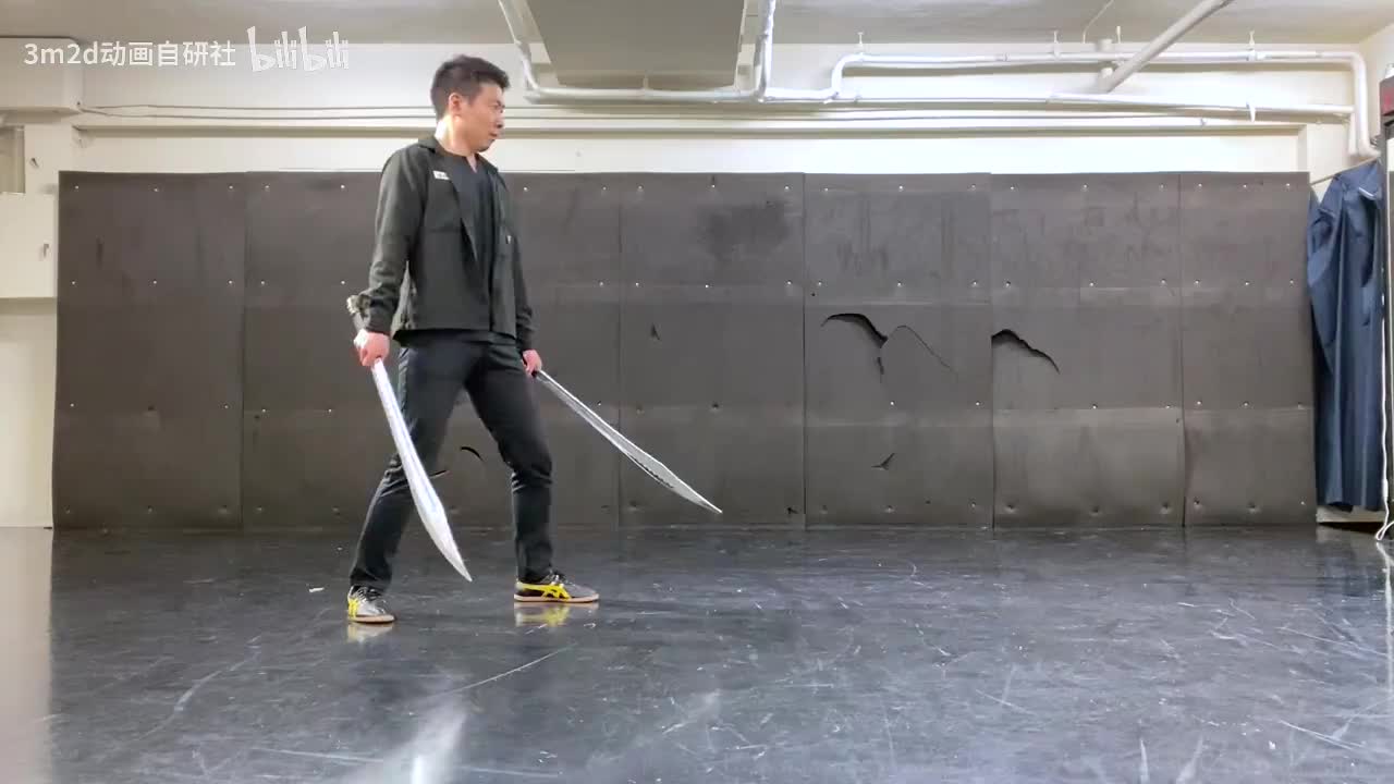 【双武器】原地连击 Animation reference by 3D2M动画自研社