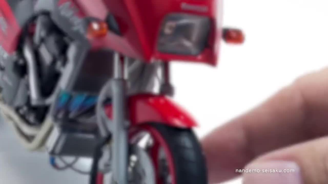 アオシマ 112・GPZ900Rを作る【バイクプラモデル】