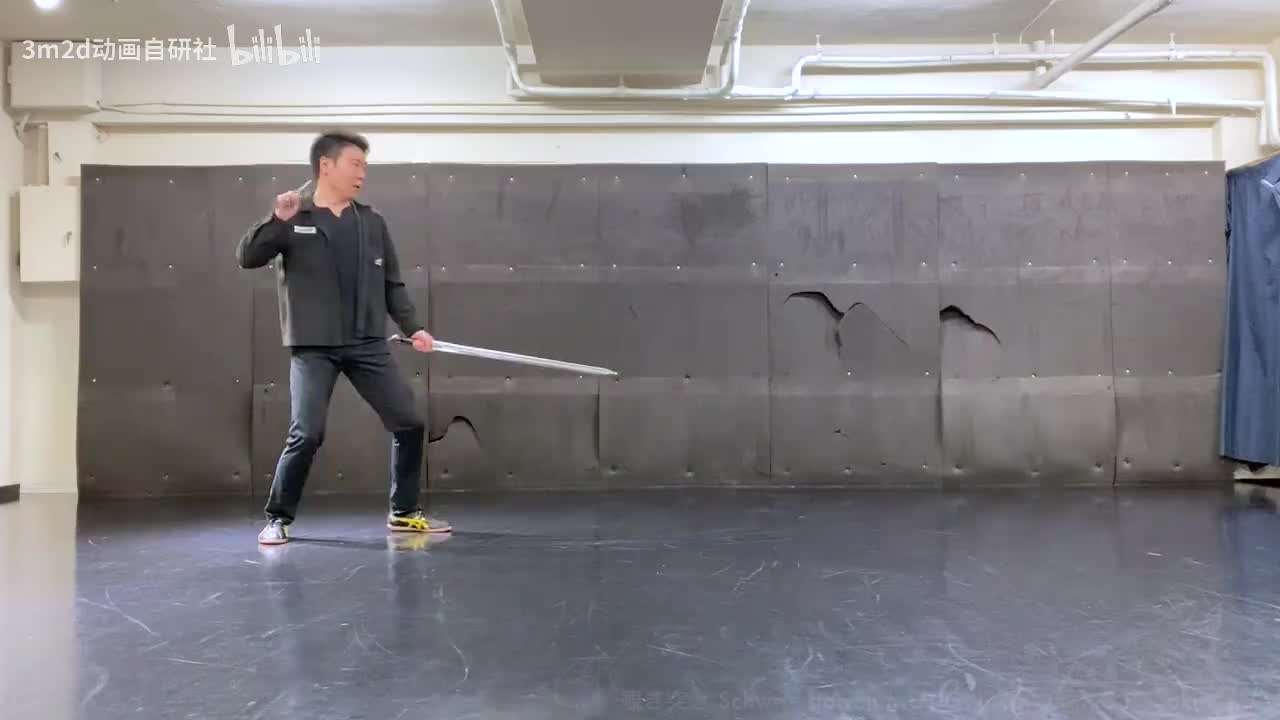【双武器】重击→直刺 3D2M动画自研社