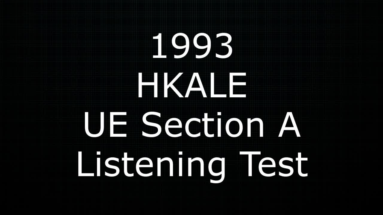 UE Listening 1993