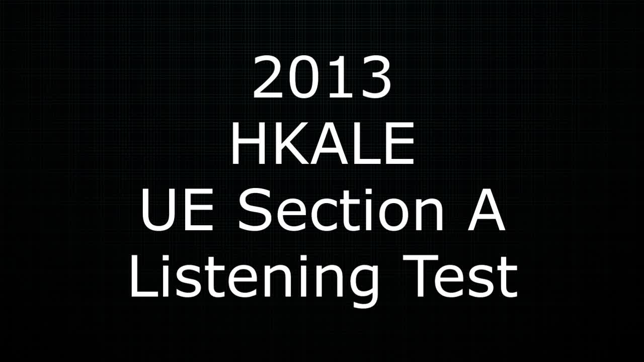 UE Listening 2013