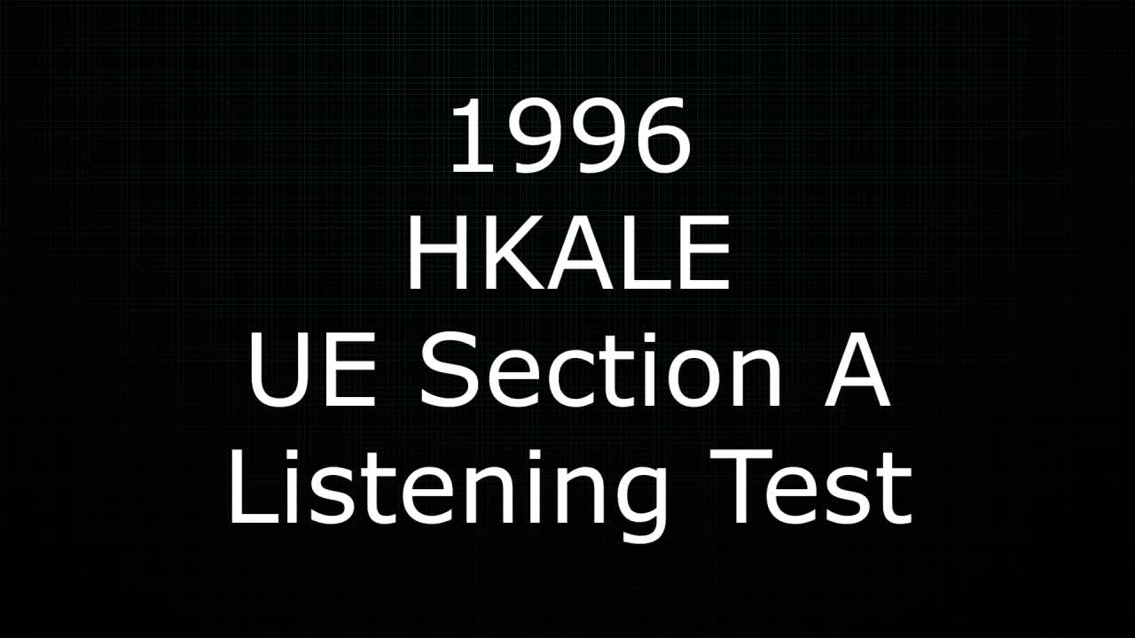 UE Listening 1996
