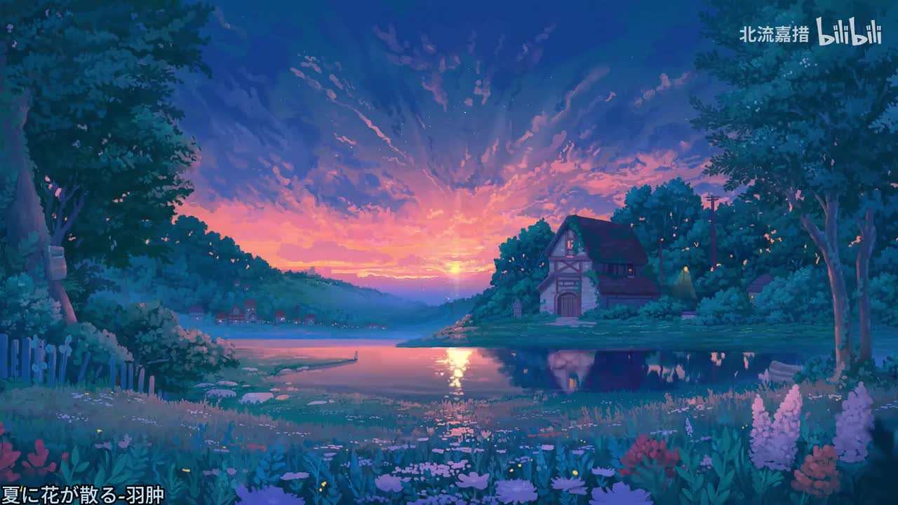 124.夏に花が散る-羽肿