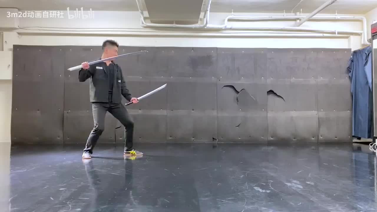 【双武器】回身重击 Animation reference by 3D2M动画自研社