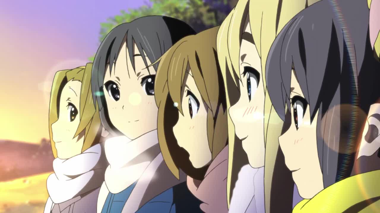 14.五人面向夕阳--背影 黄昏