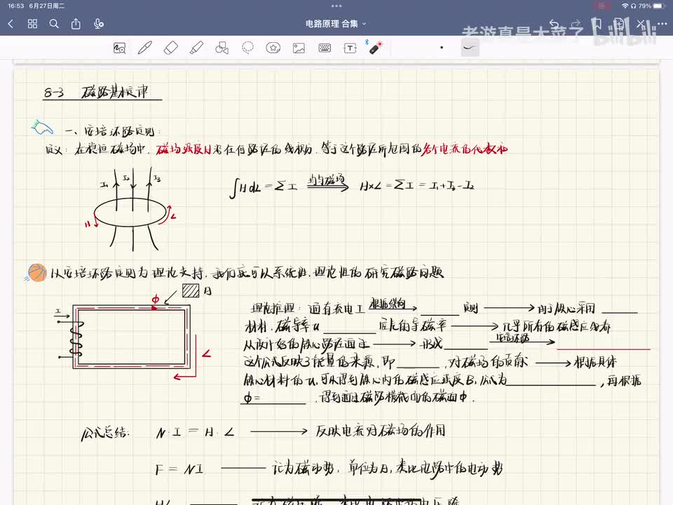 第八章-8.3-磁路基本定律