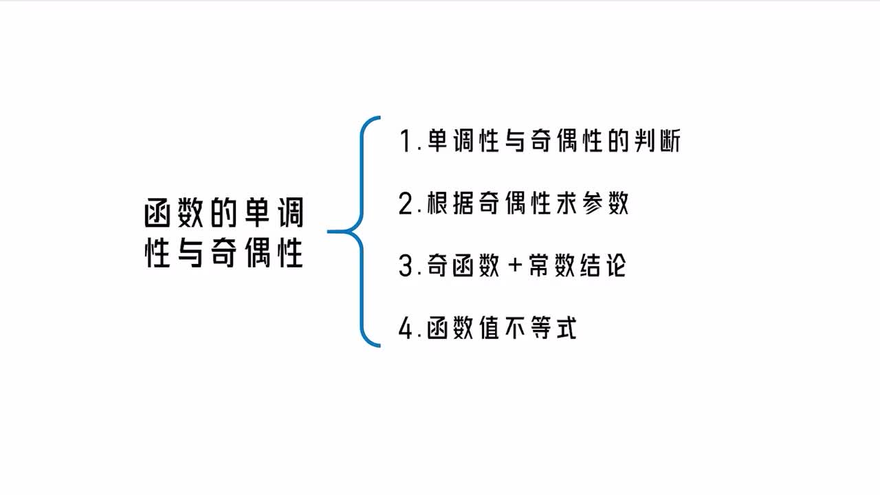 第3章】模块1】2函数的单调性与奇偶性