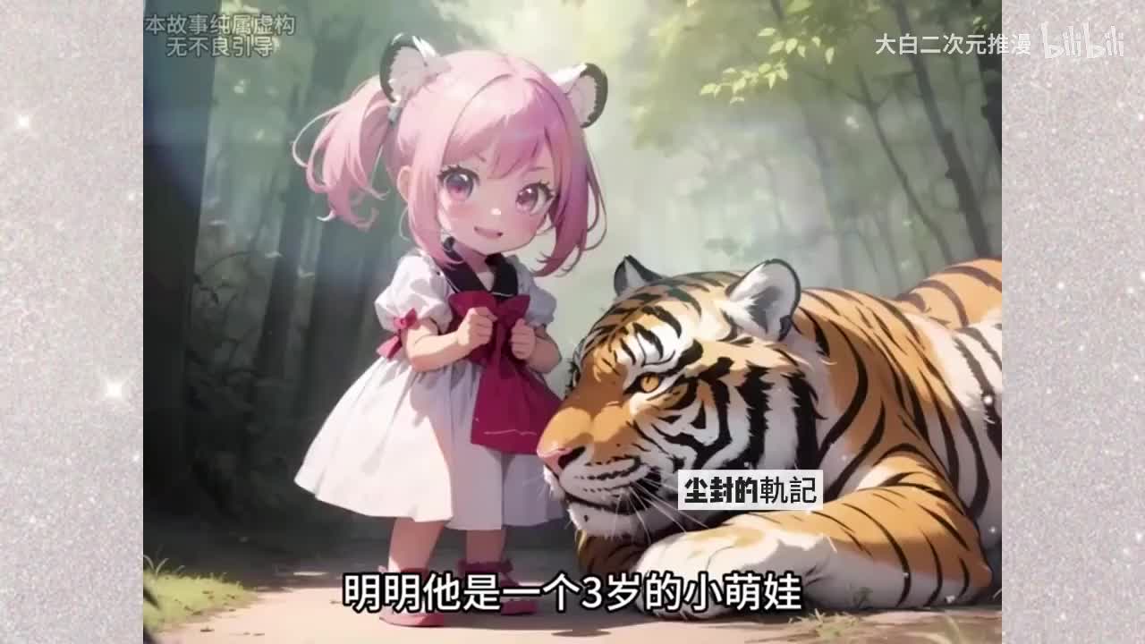 【硬核奶爸，囡囡宠物全是凶猛野兽】我正在户外直播，惊现一级保护动物东北虎，更惊险的是，东北虎正盯着一个三岁的小女孩！直播间万人惊呼：快救人！怎料小女孩冲上去梆梆