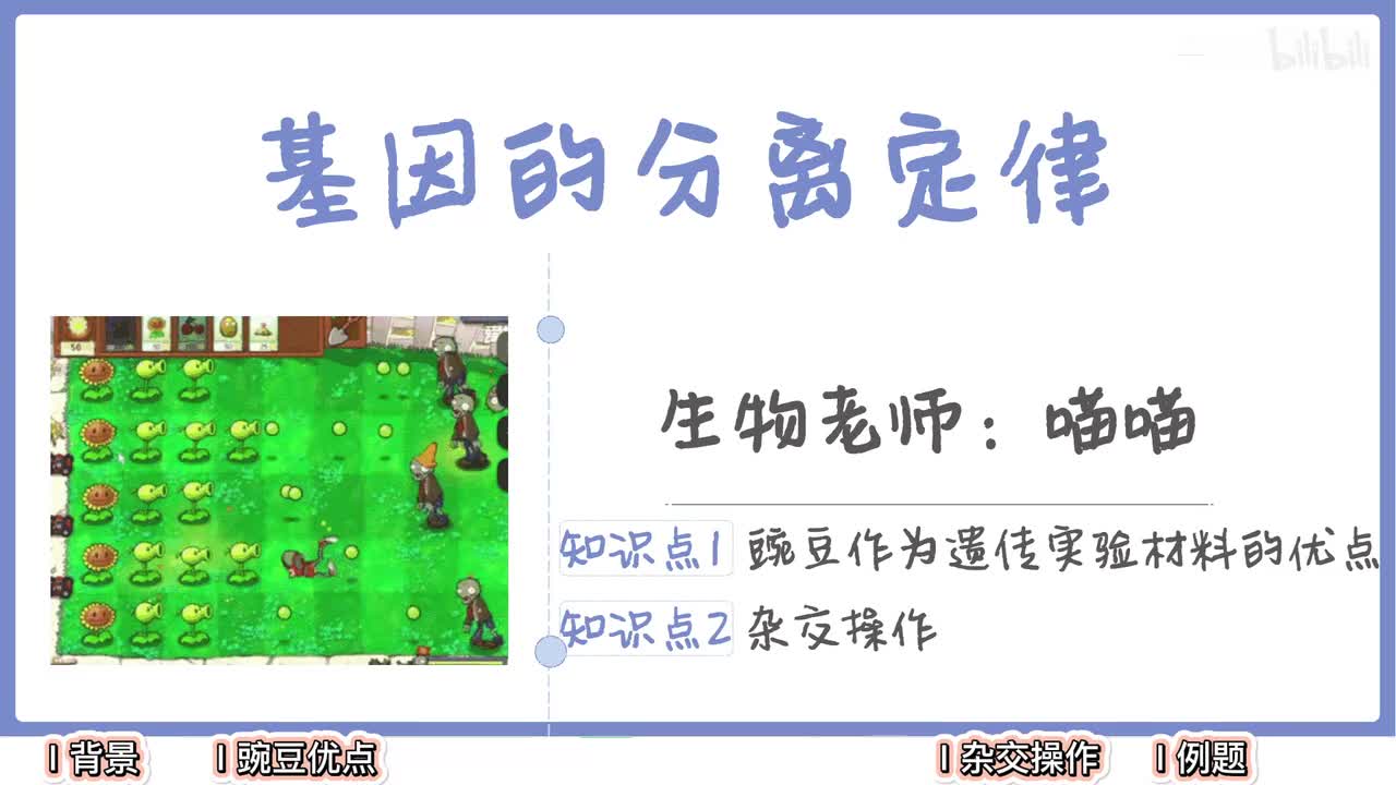 遗传】1分离定律的发现【辞典】