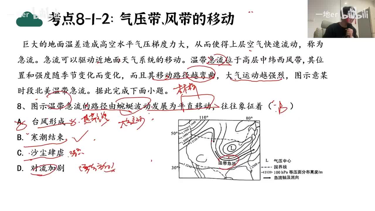 9.4【大气·考点】季风环流、副热带高压对我国的影响