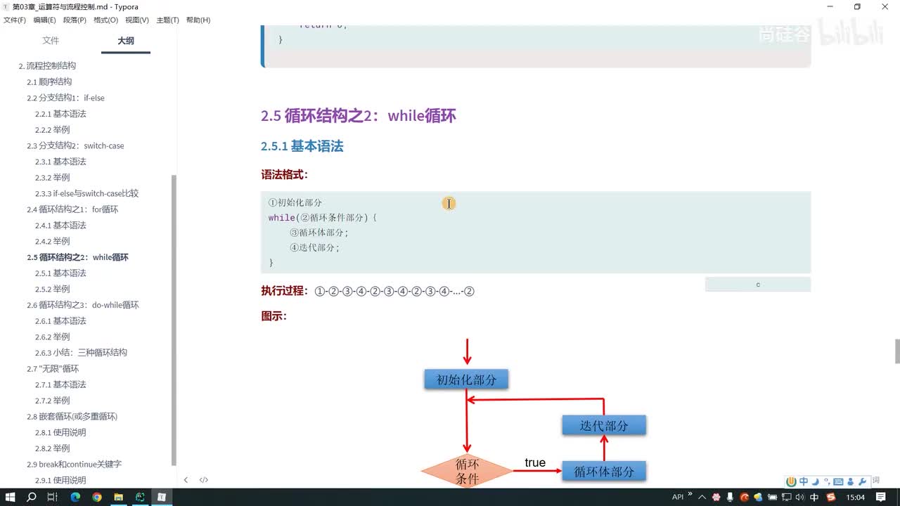 036.while循环的基本使用