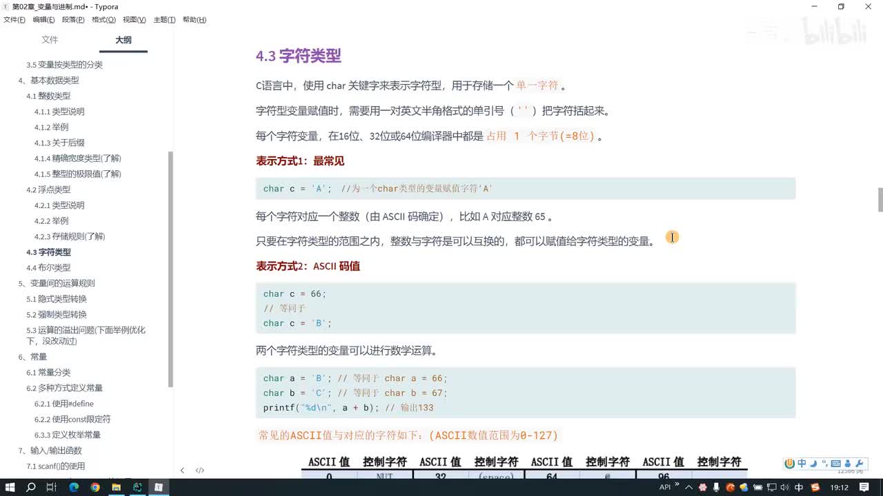 015.字符类型的使用
