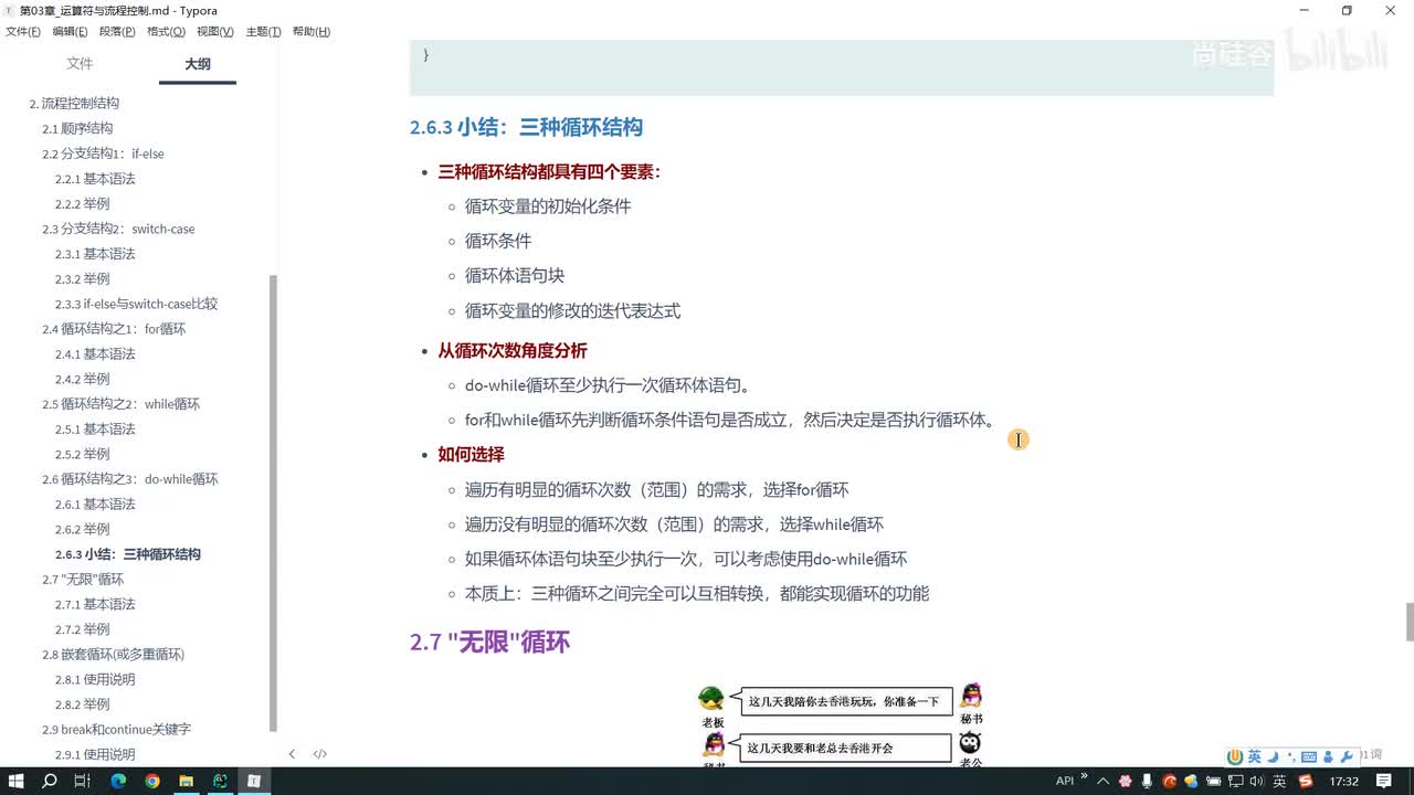 040.“无限”循环结构格式的理解