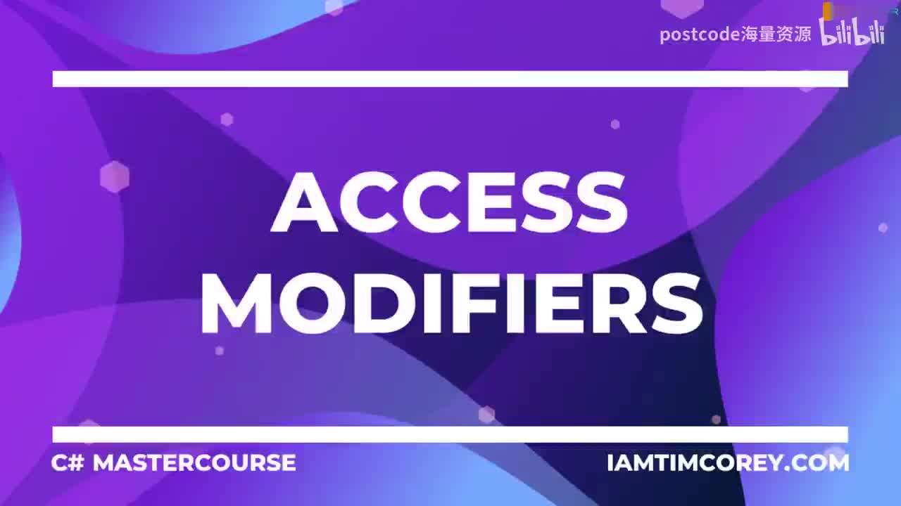 25.1. 访问修饰符 + Access Modifiers