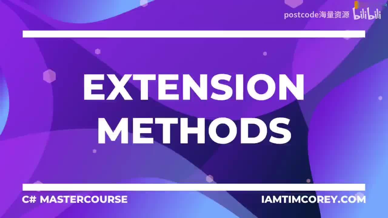 26.2. 扩展方法 + Extension Methods