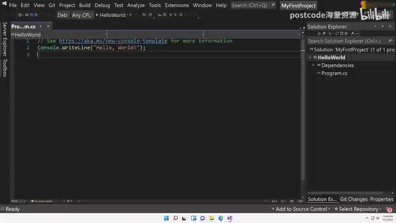 3.4 更新 Visual Studio (Update Visual Studio)