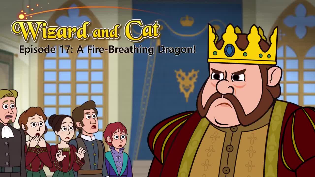 017_Wizard and Cat 17_A Fire-Breathing Dragon!