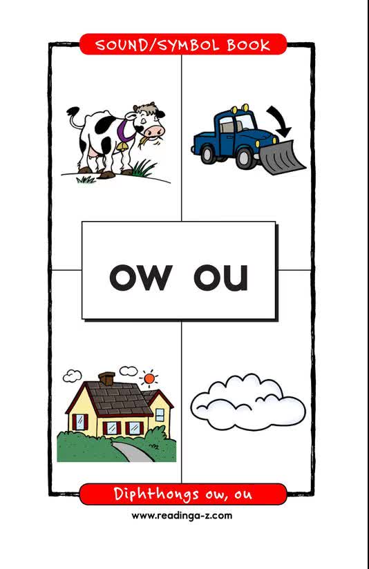Diphthongs ow, ou