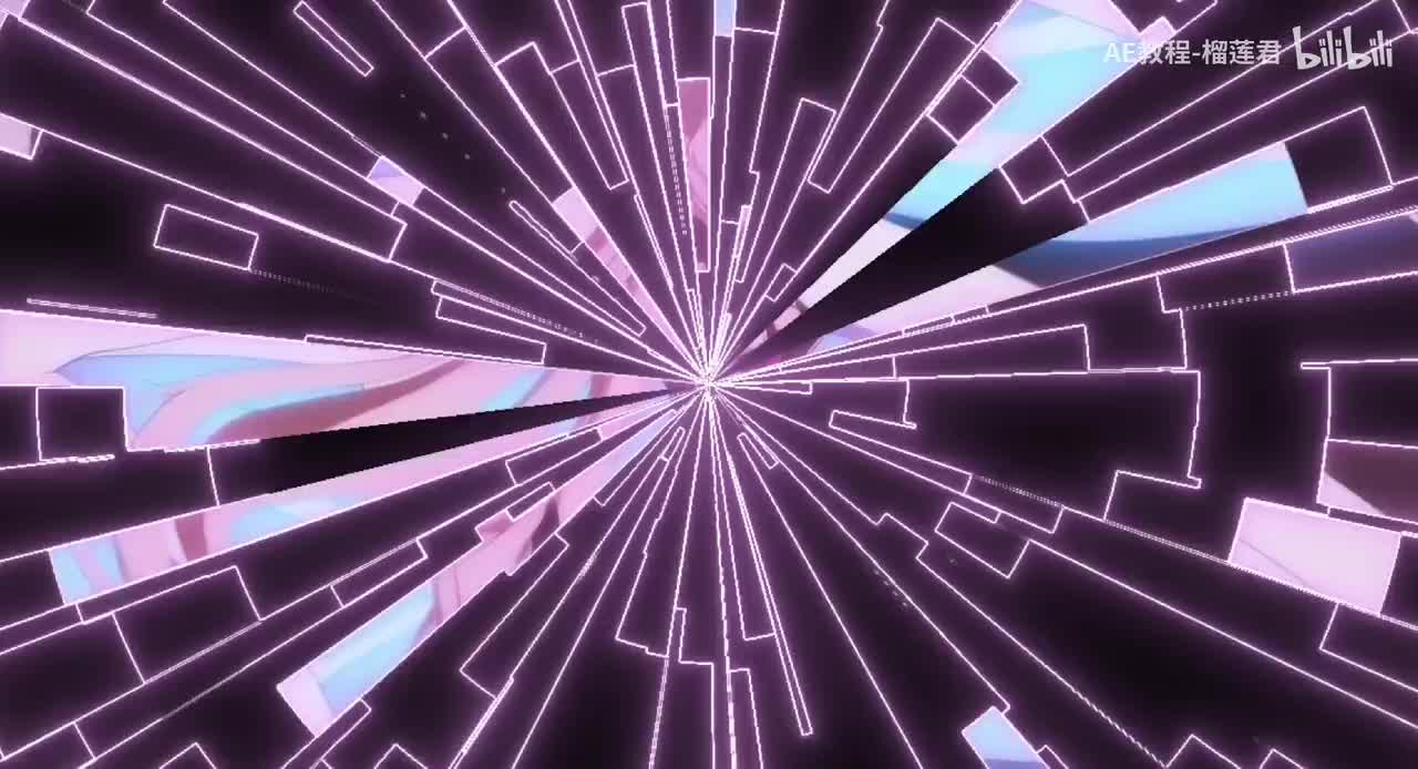 【AE案例教程】径向破碎效果
