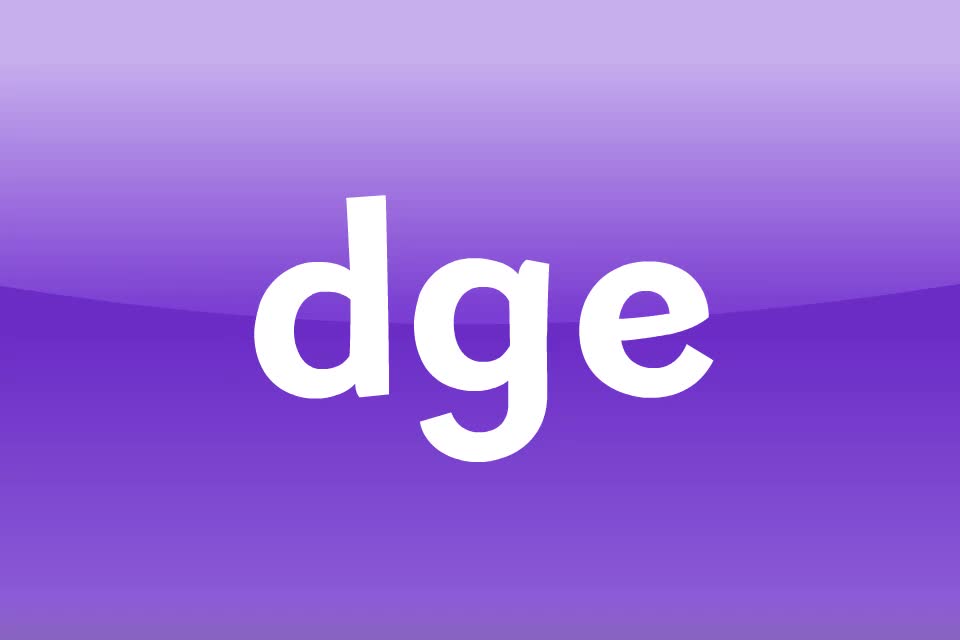 【字母发音41】dge