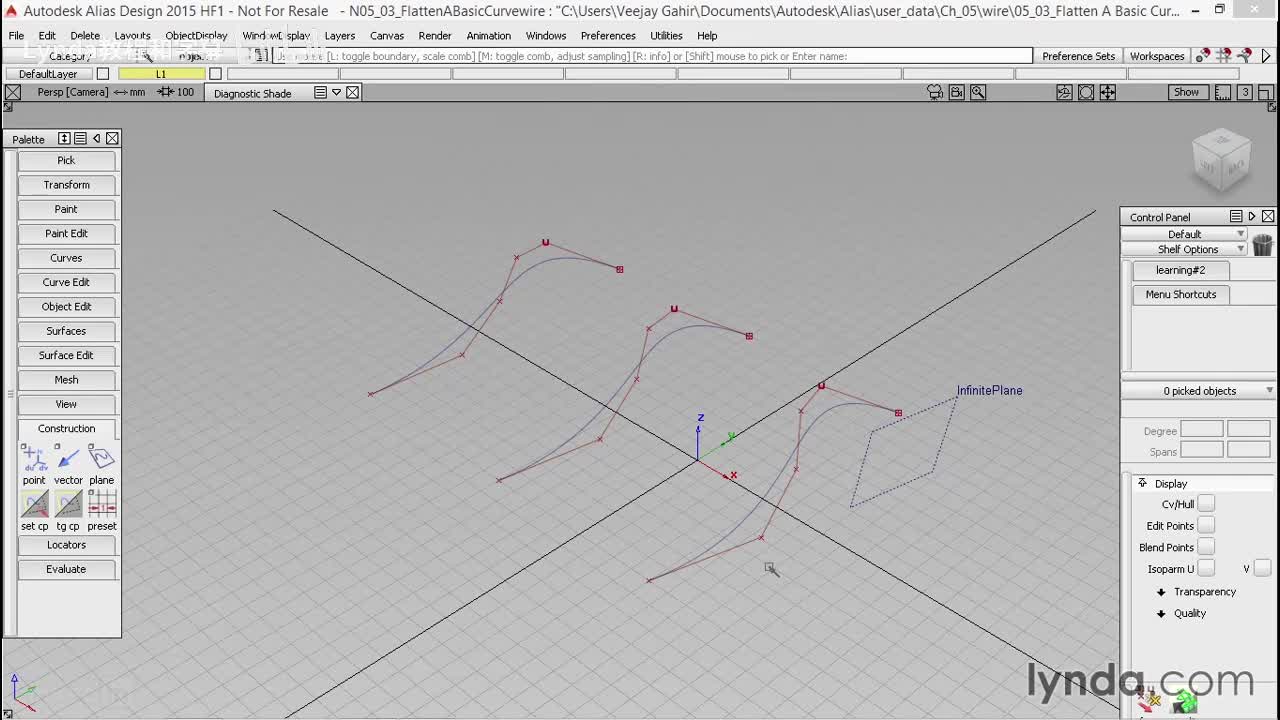 47.平展（平面化）基本曲线