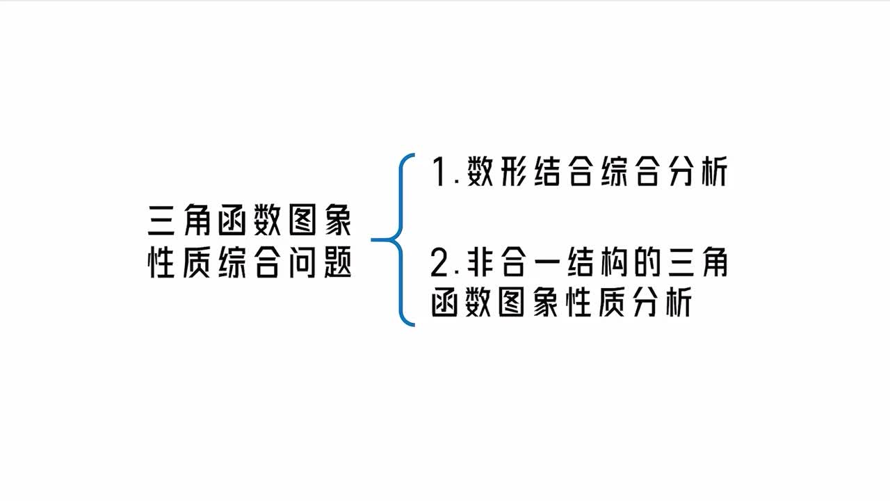 第4章】模块3】5 三角函数图象性质综合问题