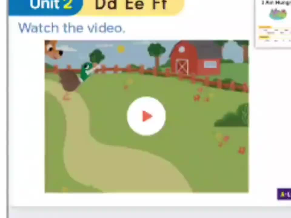 A dog is after a duck