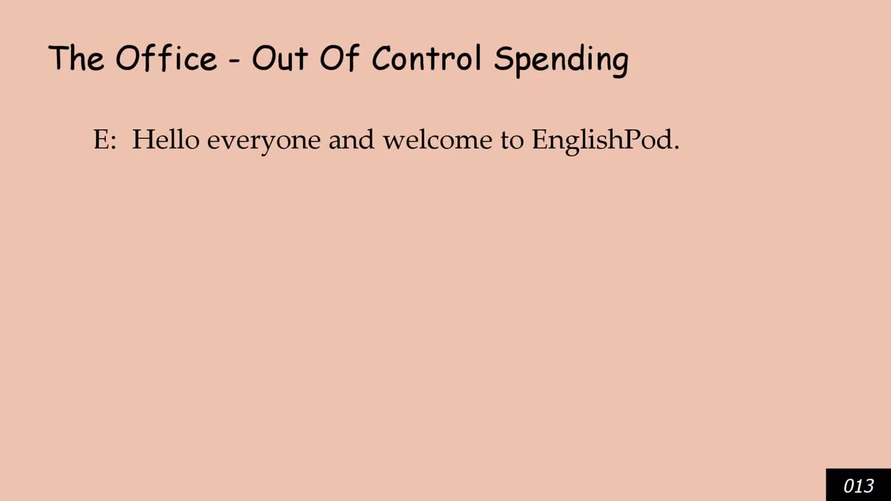 The Office - Out Of Control Spending