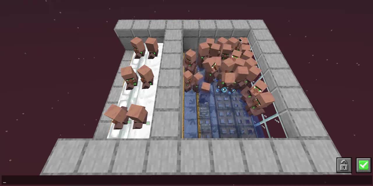 一学就会的靠谱的村民房繁殖机-三明治夹船村民繁殖机-Minecraft1.14+java我的世界