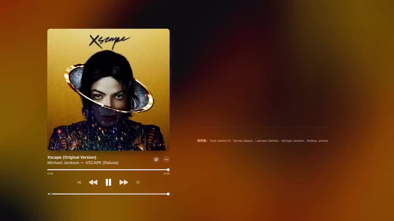 Love Never Felt So Good (feat. Justin Timberlake)《爱从未感觉如此美好（与贾斯汀·汀布莱克）》