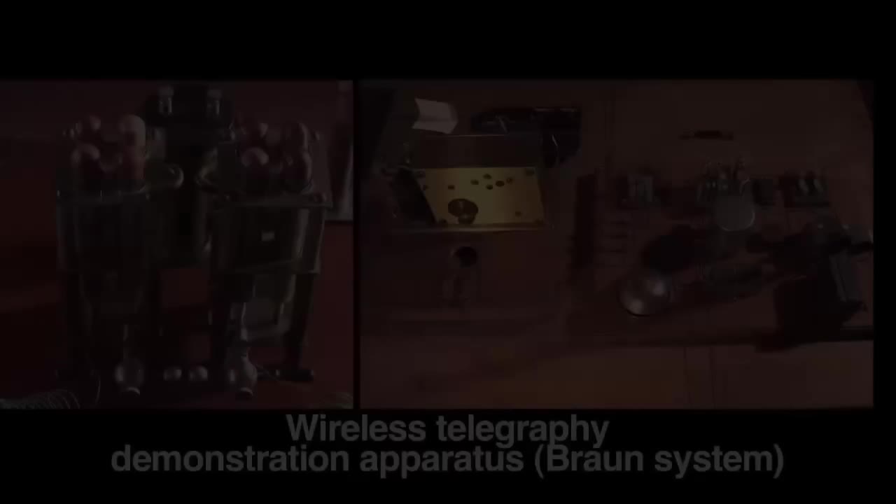 火花发射机与纸带电报接收机系统（Braun system）