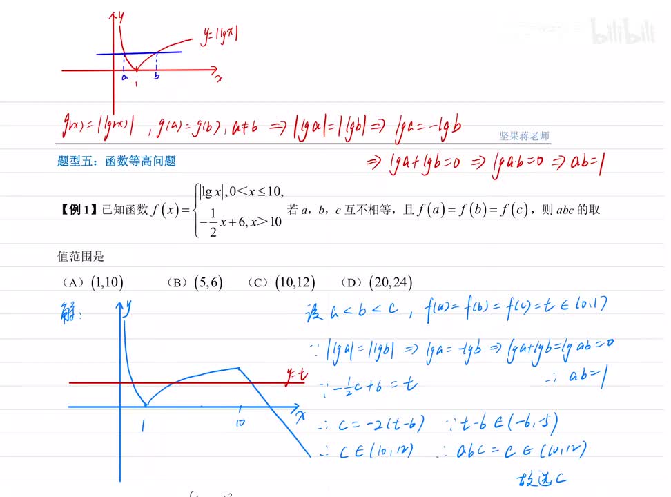 8.5 函数等高问题 例题