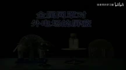 121金属网罩对外电场的屏蔽