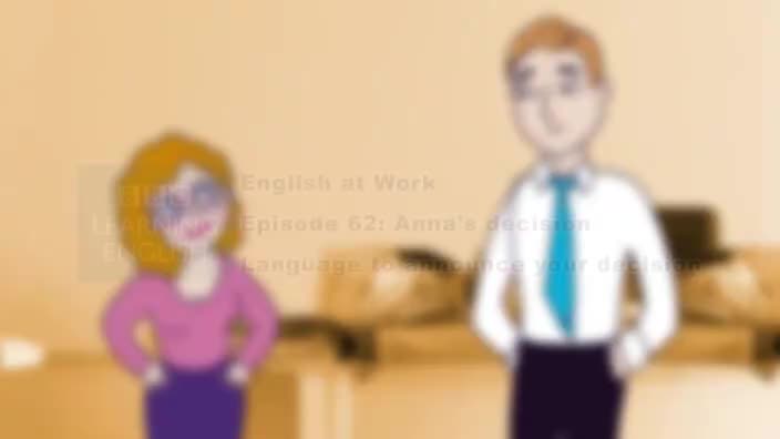 62 - Language to announce your decision