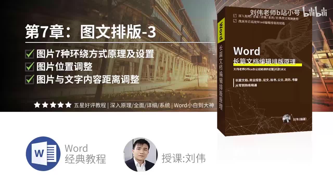 0703-图片7种环绕方式原理及设置加图片位置调整加图片与文字内容距离调整