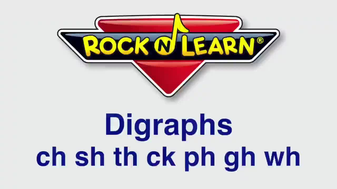 08 Digraphs ch, sh, th, ck, ph, gh, wh Rock 'N Learn Phonics Songs