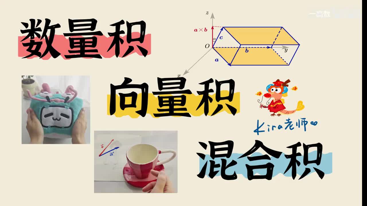 8-2 数量积 (点乘、内积)