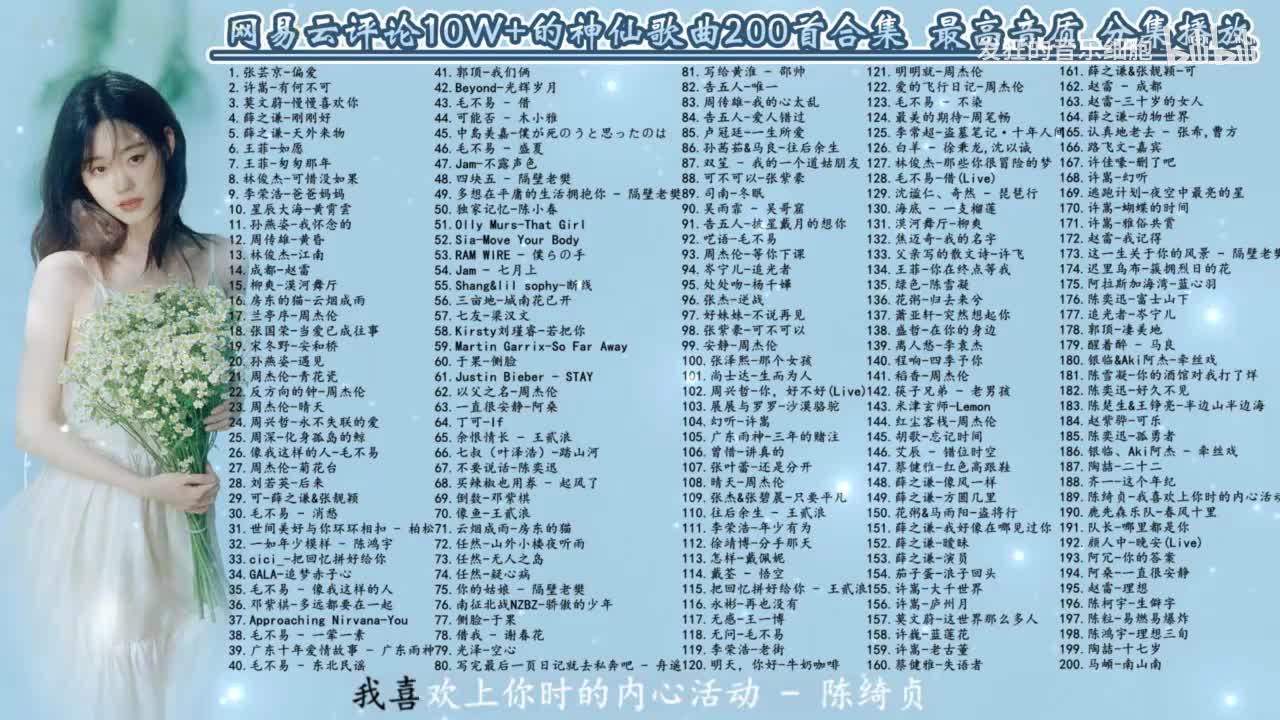 189. 陈绮贞-我喜欢上你时的内心活动