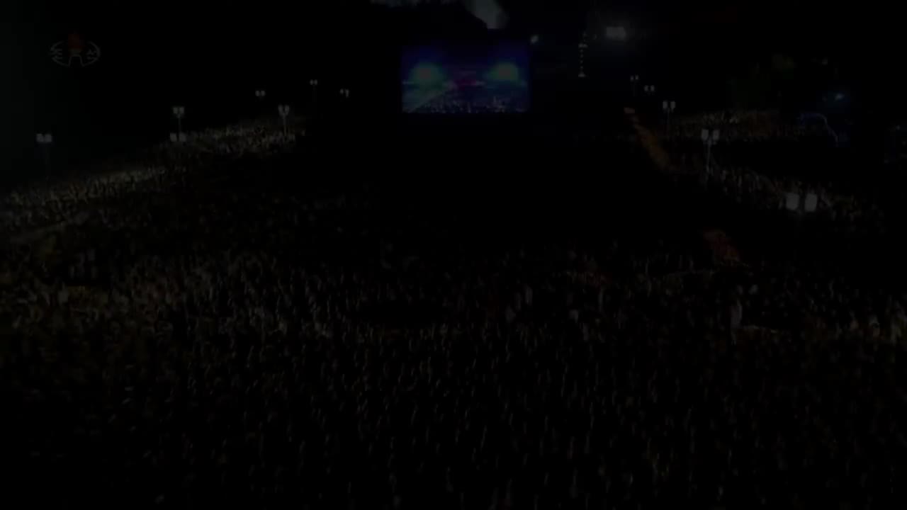 2022朝鲜国庆74周年庆典 功勋合唱