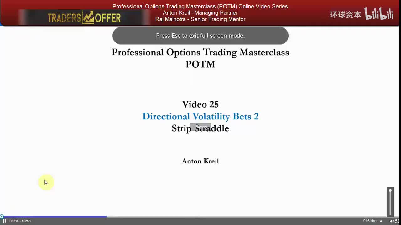 25. 条跨 Strip Straddle