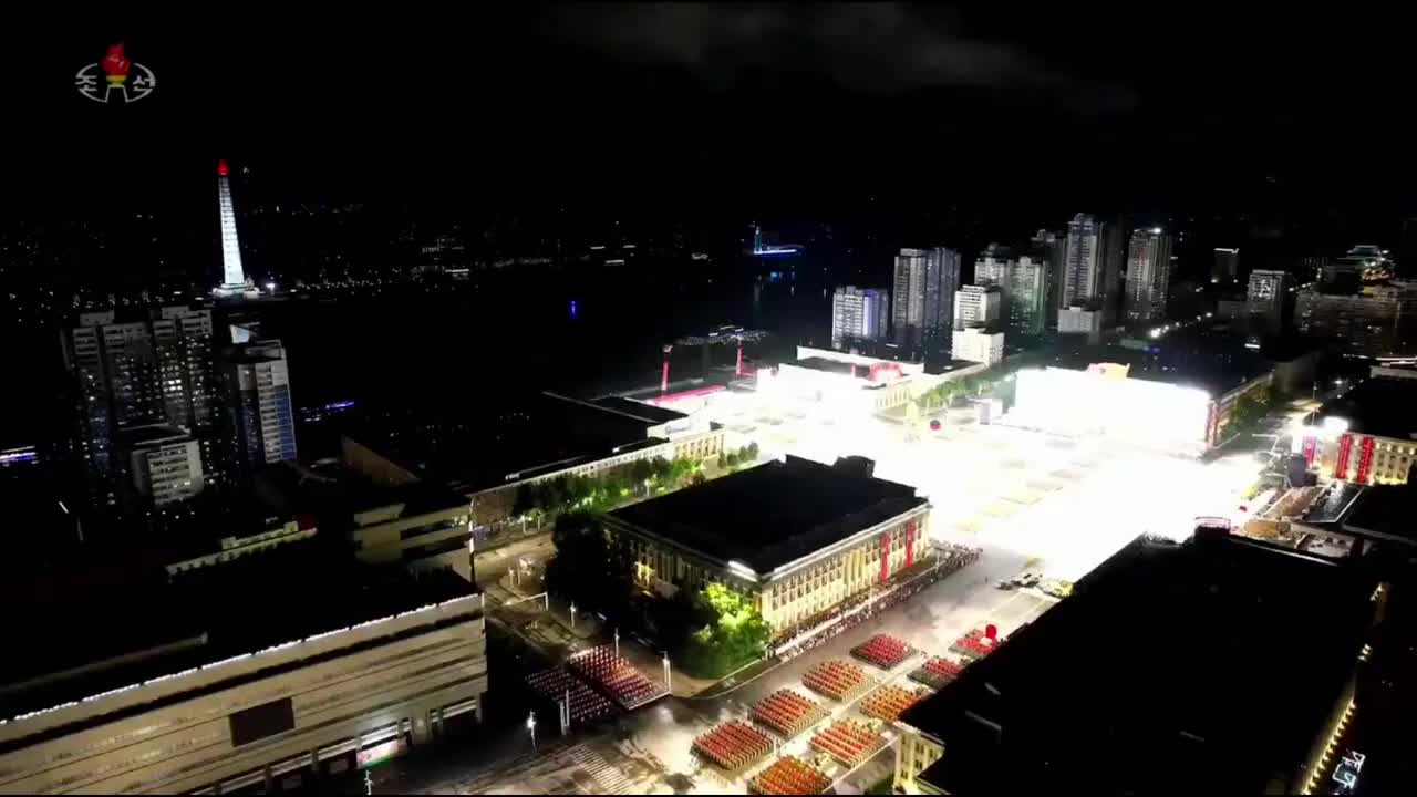 2023年727阅兵 人民演员金玉珠主唱 功勋伴唱（包括国旗入场）