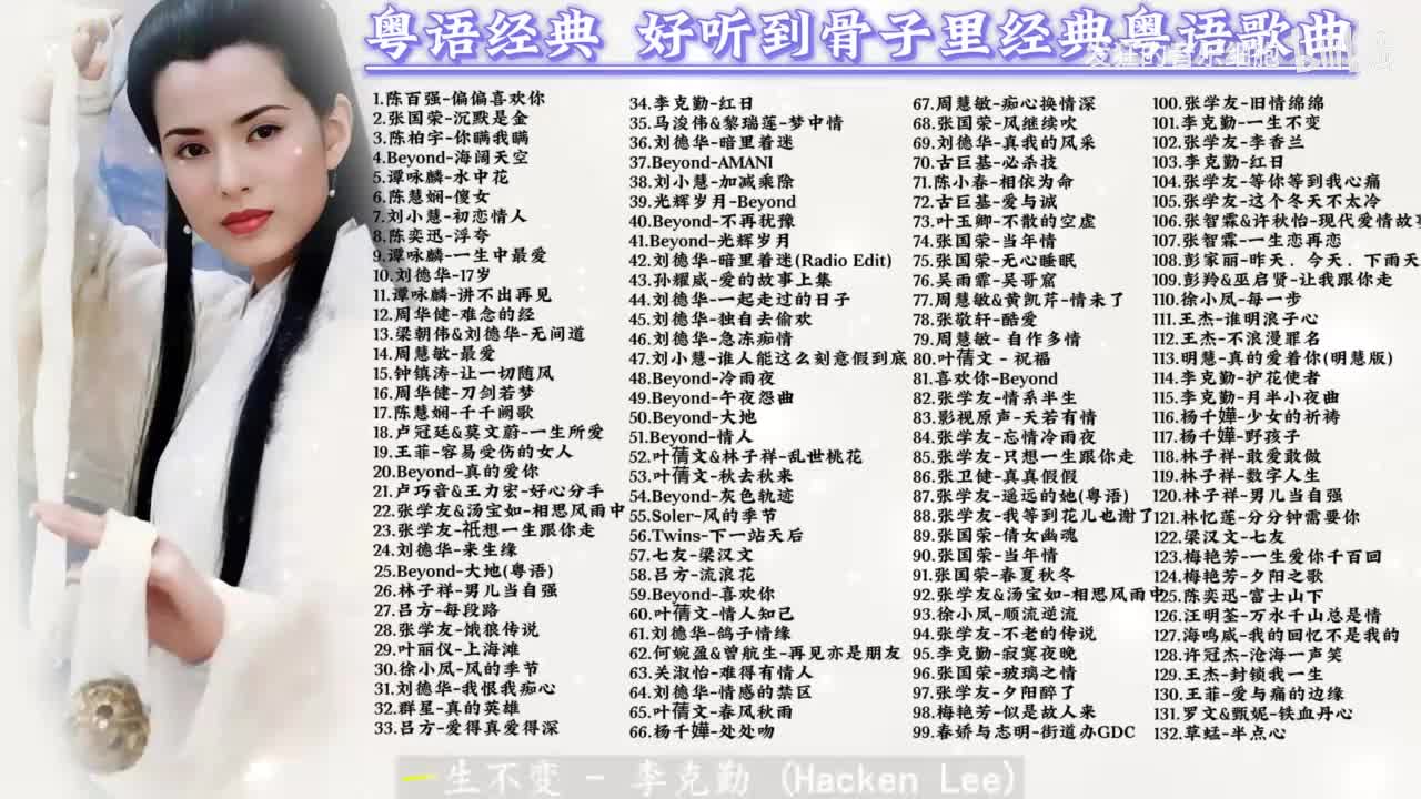 101. 李克勤-一生不变(Album Version)