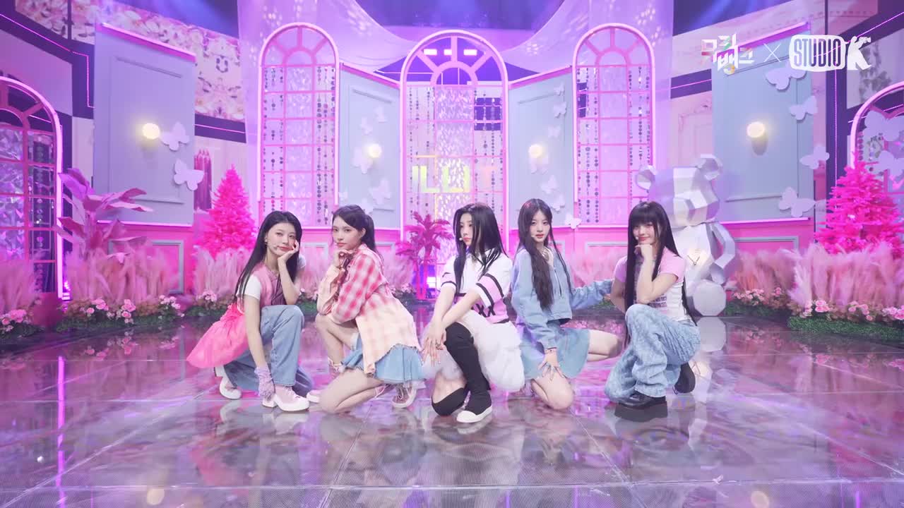 【ILLIT】舞蹈版《Magnetic》音乐银行舞台