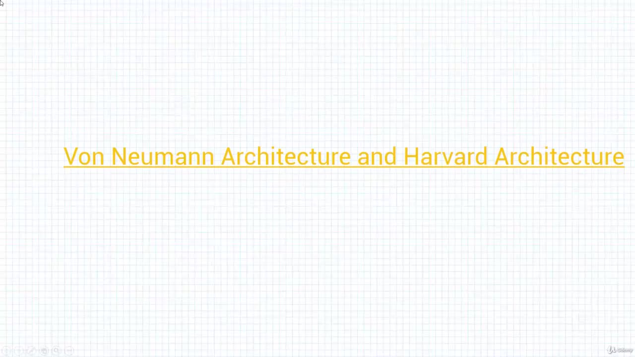 03-002 Harvard Architecture vs Von Neumann Architecture