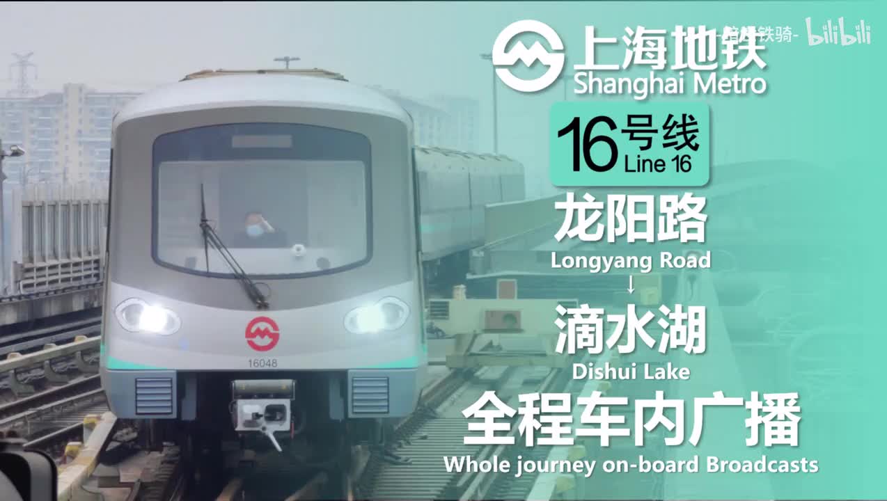 16号线 普通车 龙阳路→滴水湖 20240126（两种车型）