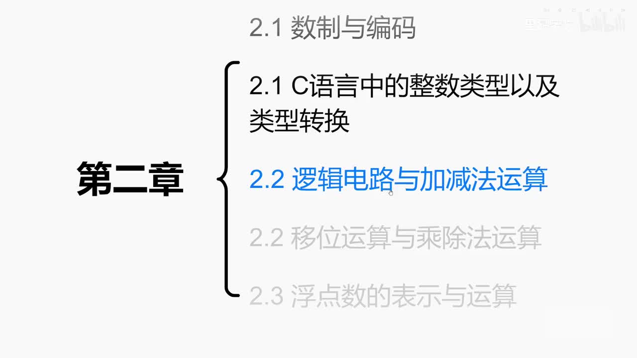 2.2 移位运算以及乘除法运算
