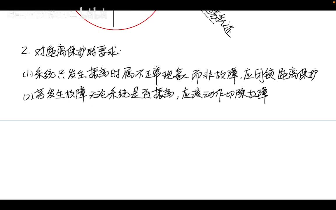 9.8 距离保护——振荡与短路的区别及振荡的闭锁方式
