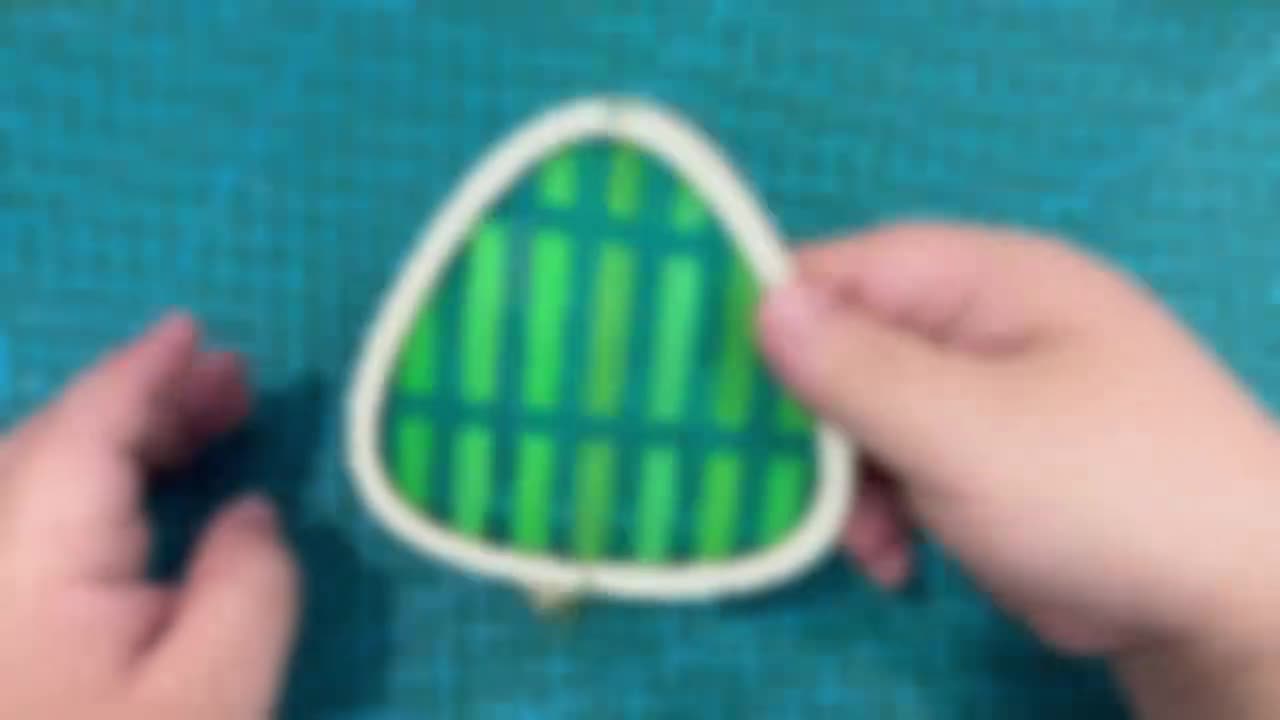 DIY竹编风铃D款（绿色款）