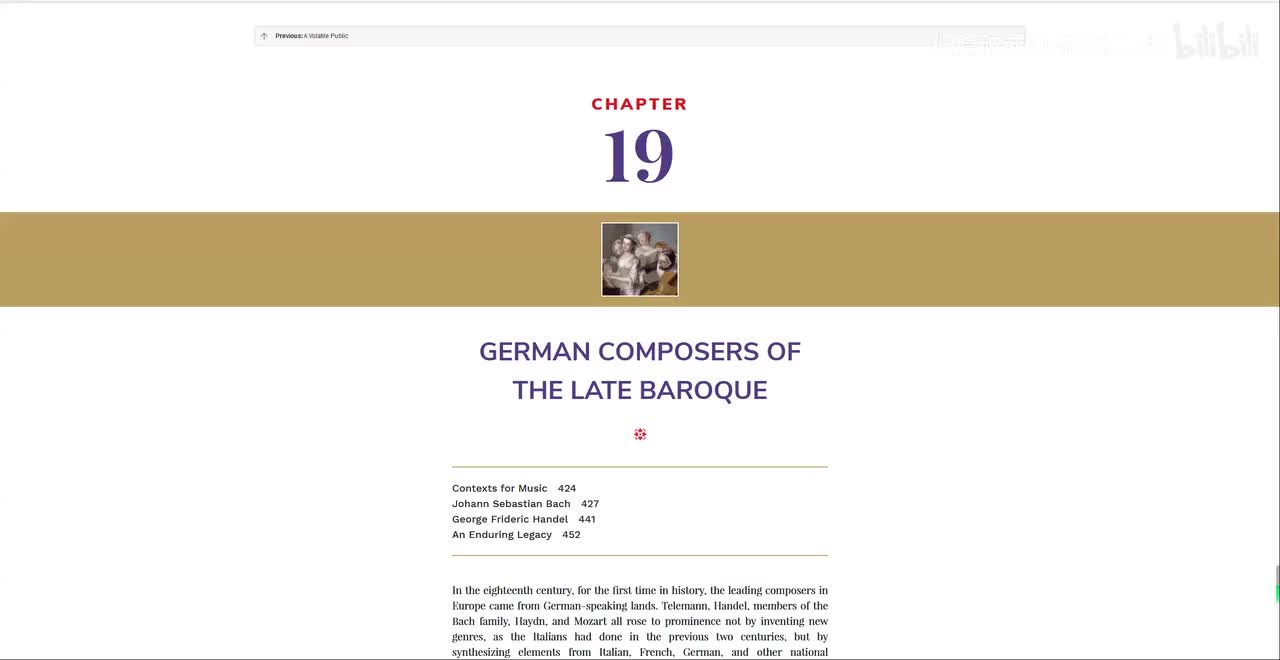 第19章：巴洛克晚期的作曲家