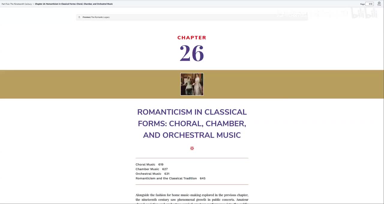 第26章：古典形式的浪漫主义-合唱，室内乐，管弦乐